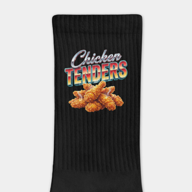 Chicken Tenders – Retro Gradient Lettering with Steaming Crispy Tenders by ArtistTee ⭐⭐⭐⭐⭐