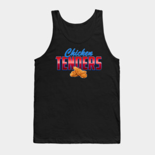 Chicken Tenders – Bold Retro Typography with Crispy Tenders Tank Top