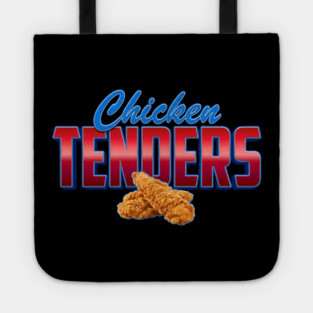 Chicken Tenders – Bold Retro Typography with Crispy Tenders Tote