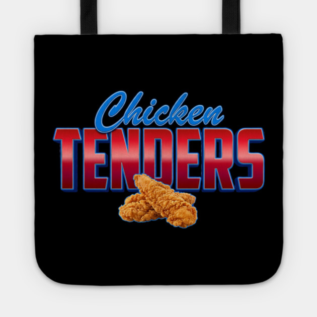 Chicken Tenders – Bold Retro Typography with Crispy Tenders Tote by ArtistTee ⭐⭐⭐⭐⭐