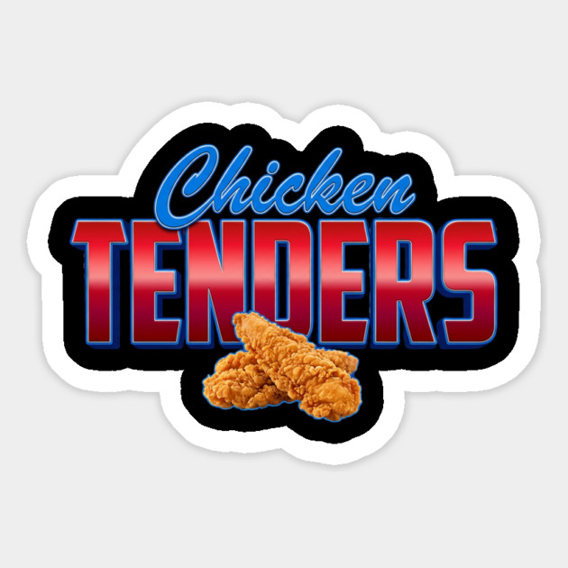 Chicken Tenders – Bold Retro Typography with Crispy Tenders Magnet by ArtistTee ⭐⭐⭐⭐⭐
