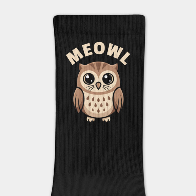 Meowl – Adorable Owl Cartoon With Big Eyes by ArtistTee ⭐⭐⭐⭐⭐