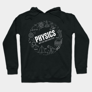 Physics Doodle Diagram – Science Formula Illustration Hoodie