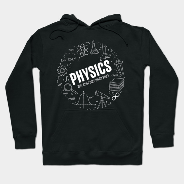 Physics Doodle Diagram – Science Formula Illustration Hoodie by ArtistTee ⭐⭐⭐⭐⭐