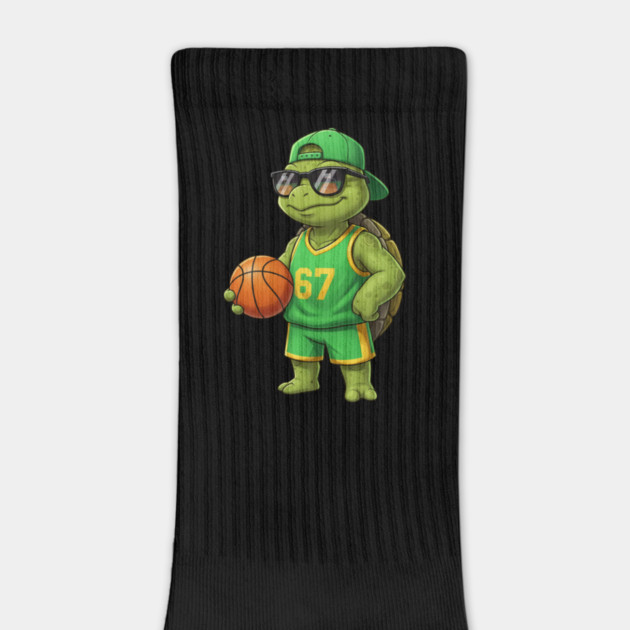 Basketball Turtle Character – Cool Turtle with Jersey 67 by ArtistTee ⭐⭐⭐⭐⭐