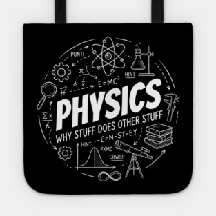 Physics Science Diagram – Why Stuff Does Other Stuff Tote