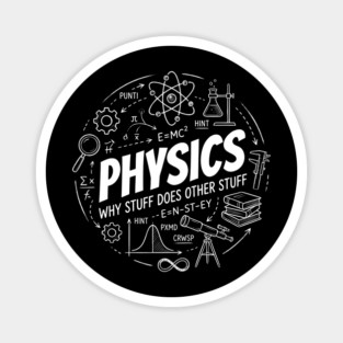 Physics Science Diagram – Why Stuff Does Other Stuff Magnet