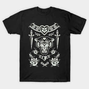 Front Traditional Tattoo Inspired T-Shirt