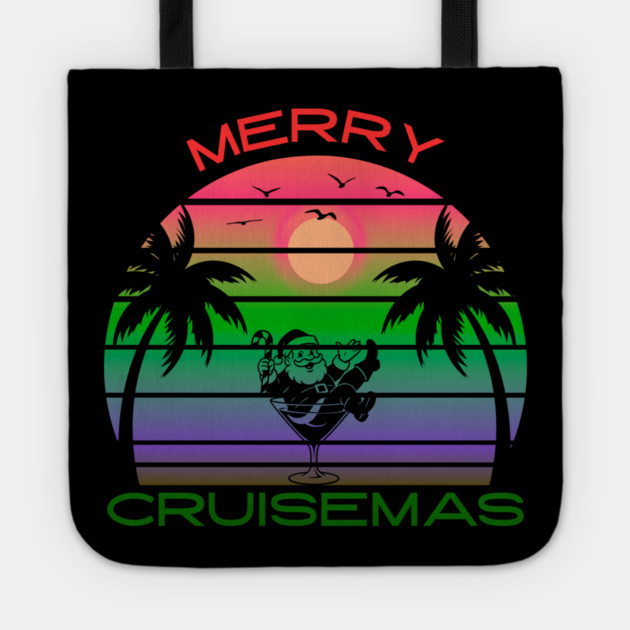 Merry Cruisemas Tote by Creatifly Graphic Tees