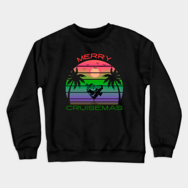 Merry Cruisemas Crewneck Sweatshirt by Creatifly Graphic Tees