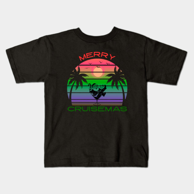 Merry Cruisemas Kids T-Shirt by Creatifly Graphic Tees