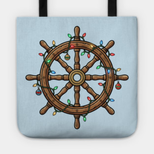 Merry Cruisemas - Christmas Ship Wheel Tote