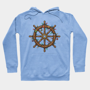Merry Cruisemas - Christmas Ship Wheel Hoodie