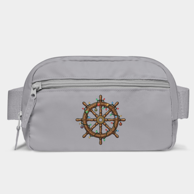 Merry Cruisemas - Christmas Ship Wheel by Creatifly Graphic Tees