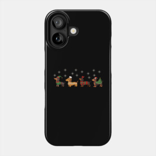 Dachshund Christmas Dog Lovers Phone Case