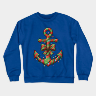 Merry Cruisemas - Anchor Christmas Crewneck Sweatshirt
