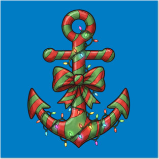 Merry Cruisemas - Anchor Christmas Posters and Art