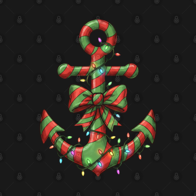 Merry Cruisemas - Anchor Christmas by Creatifly Graphic Tees