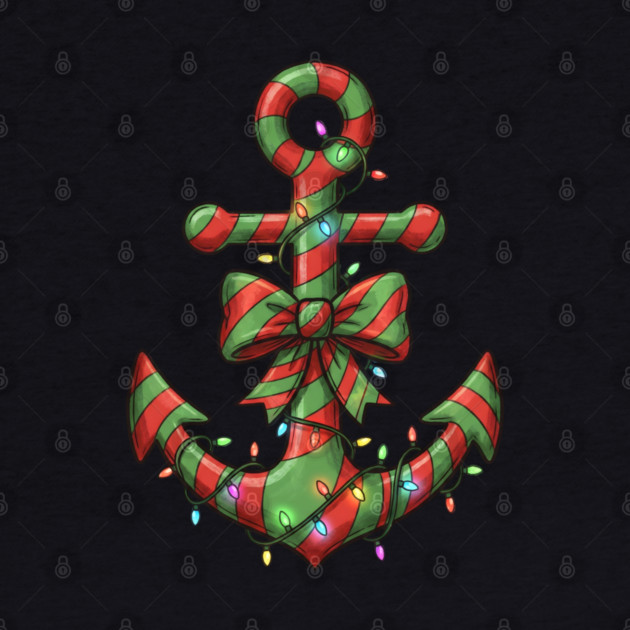 Merry Cruisemas - Anchor Christmas by Creatifly Graphic Tees