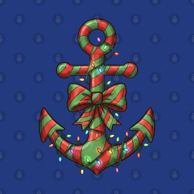 Merry Cruisemas - Anchor Christmas by Creatifly Graphic Tees