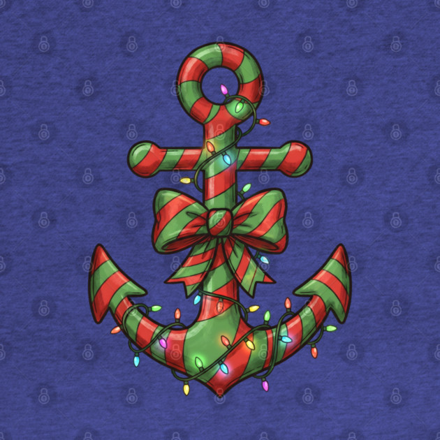 Merry Cruisemas - Anchor Christmas by Creatifly Graphic Tees