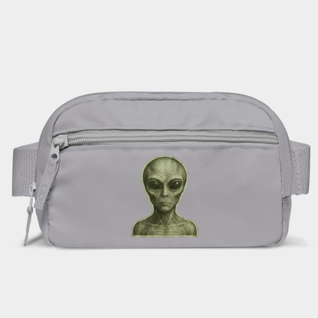 Green Alien Head, Sci-Fi Alien Design by Pixel Threads 