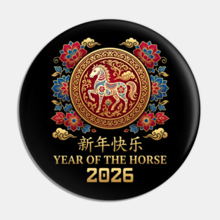 Chinese New Year 2026 Year Of The Horse Pin