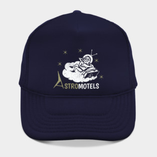 Vintage Hotel Matchbook Astro Motels 50s Retro Spaceman Hat