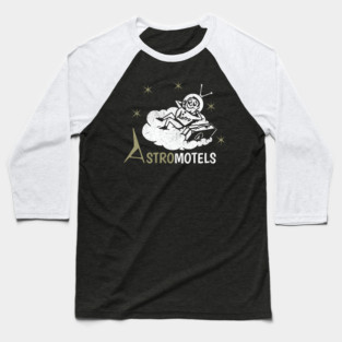 Vintage Hotel Matchbook Astro Motels 50s Retro Spaceman Baseball T-Shirt