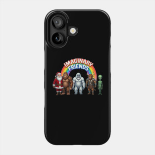 Imaginary Friends - Funny Cryptid & Mythical Creature Squad Phone Case