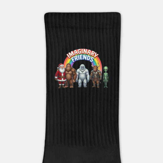 Imaginary Friends - Funny Cryptid & Mythical Creature Squad by UrbanLifeApparel