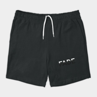 FADE Minimalist Distressed Typography Shorts
