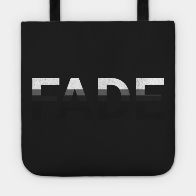 FADE Minimalist Distressed Typography Tote by Designed By Marty