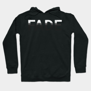 FADE Minimalist Distressed Typography Hoodie