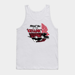 Meet Me At The Cellar Vintage Restaurant Matchbook Tank Top