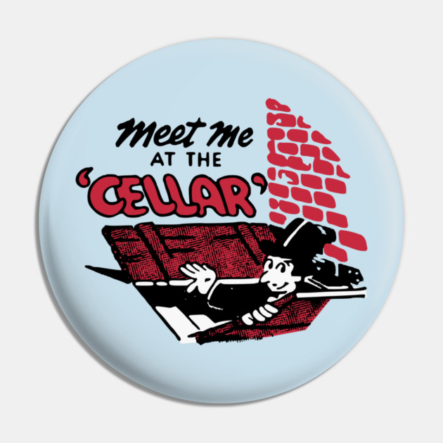 Meet Me At The Cellar Vintage Restaurant Matchbook Pin by Yesteeyear