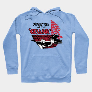 Meet Me At The Cellar Vintage Restaurant Matchbook Hoodie