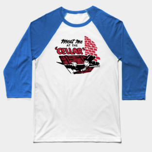 Meet Me At The Cellar Vintage Restaurant Matchbook Baseball T-Shirt
