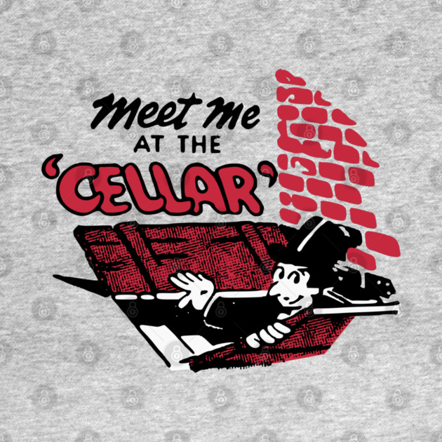 Meet Me At The Cellar Vintage Restaurant Matchbook by Yesteeyear