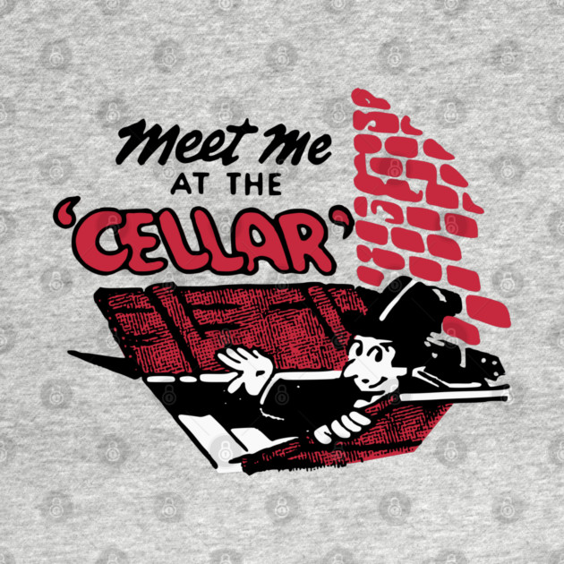 Meet Me At The Cellar Vintage Restaurant Matchbook by Yesteeyear