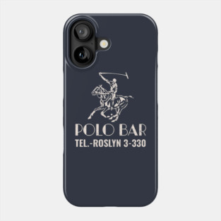 Polo Bar at the Blue Spruce Inn Roslyn Long Island NY Matchbook Phone Case