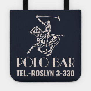 Polo Bar at the Blue Spruce Inn Roslyn Long Island NY Matchbook Tote