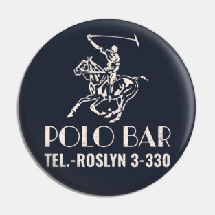 Polo Bar at the Blue Spruce Inn Roslyn Long Island NY Matchbook Pin