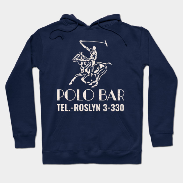 Polo Bar at the Blue Spruce Inn Roslyn Long Island NY Matchbook Hoodie by Yesteeyear