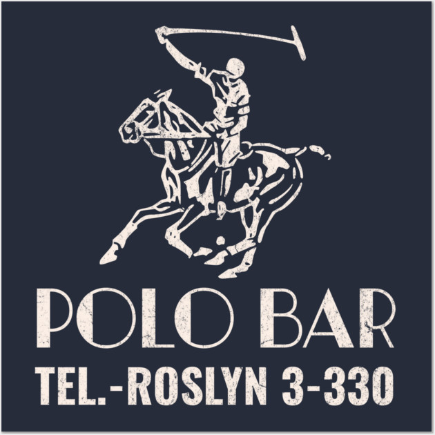 Polo Bar at the Blue Spruce Inn Roslyn Long Island NY Matchbook Wall Art by Yesteeyear