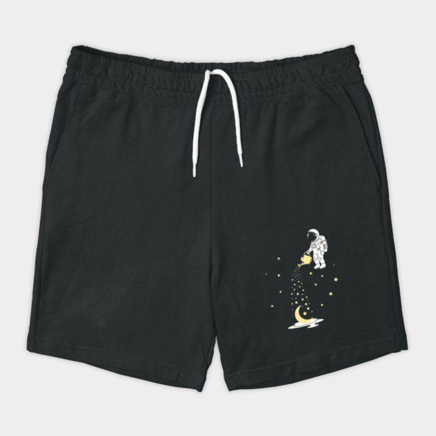 Lunar Botanist Astronaut Watering Moon and Stars by Designed By Marty