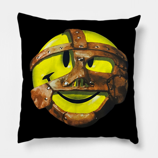 Mankind - Have A Nice Day! Pillow by nicklower