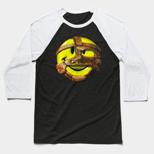 Mankind - Have A Nice Day! Baseball T-Shirt by nicklower
