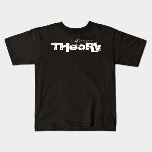 Dead Internet Theory Kids T-Shirt by Low Life Shirts