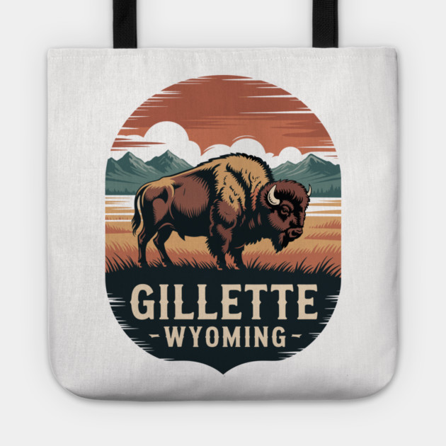 Gillette Wyoming Tote by JessArty